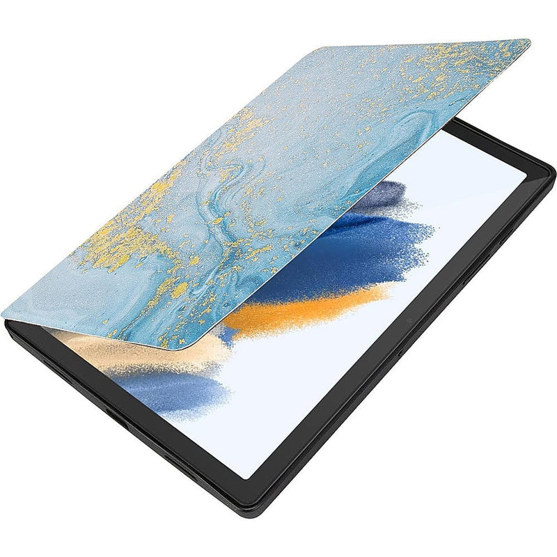 Multi-Angle Folio Case for Samsung Galaxy Tab A8 - Blue Marble