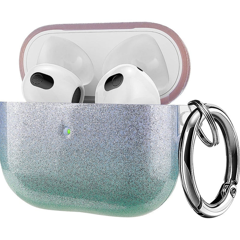 SaharaCase - Sparkle Series Case for Apple AirPods 3 (3rd Generation) - Blue/Green