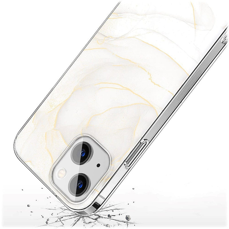 Marble Series Case for Apple iPhone 14 Plus - White Marble