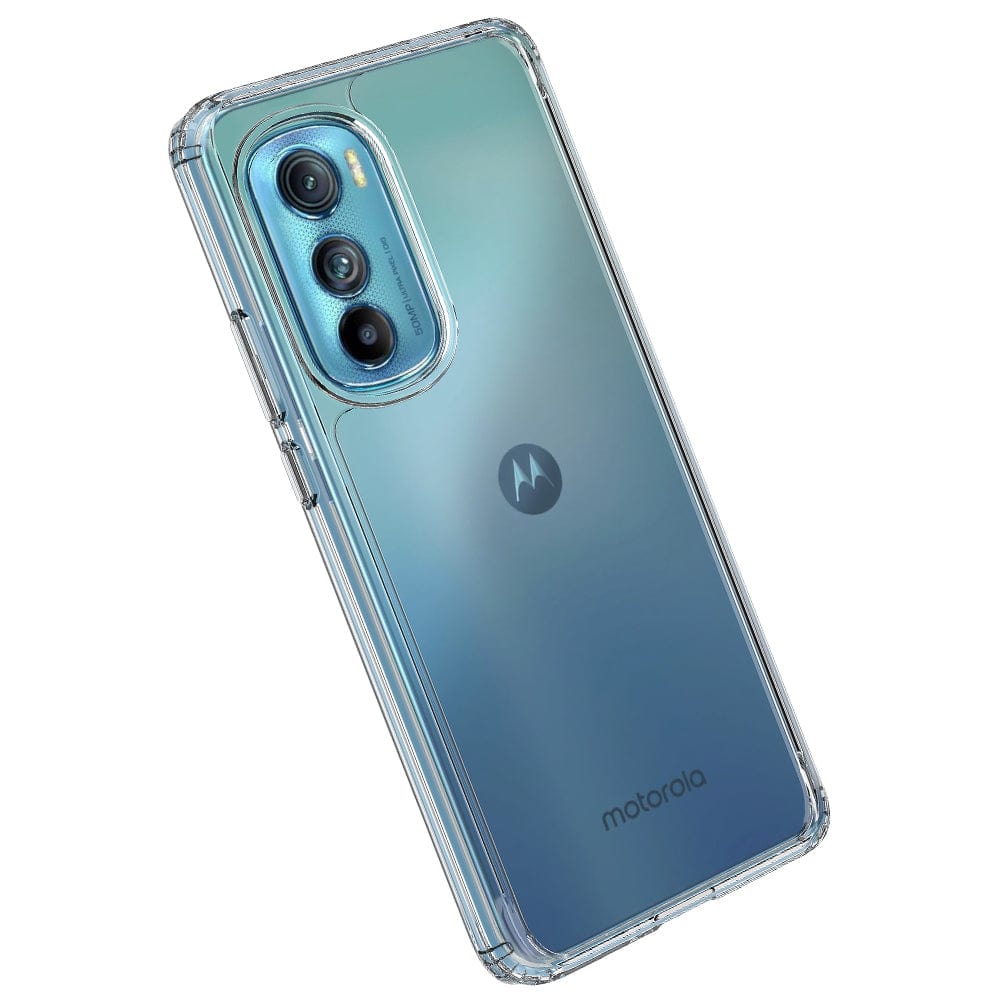 Hybrid-Flex Hard Shell Series Case for Motorola Edge (2022) - Clear