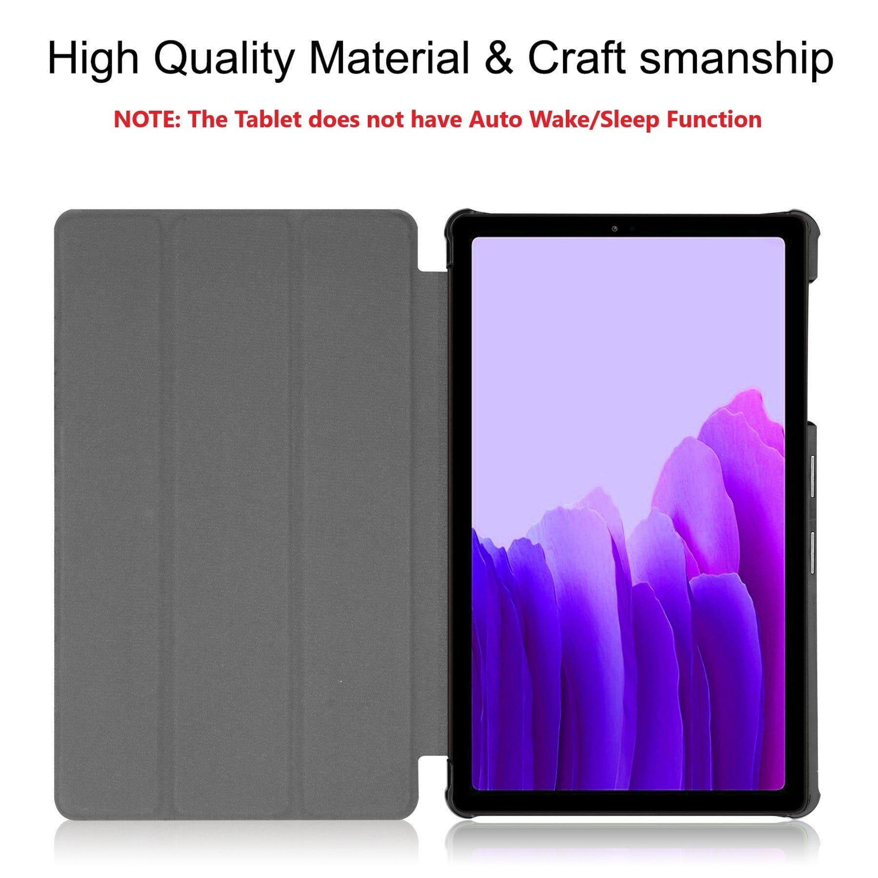SaharaCase -Tri-Fold Folio Case for Samsung Galaxy Tab A7 Lite - Rose Gold