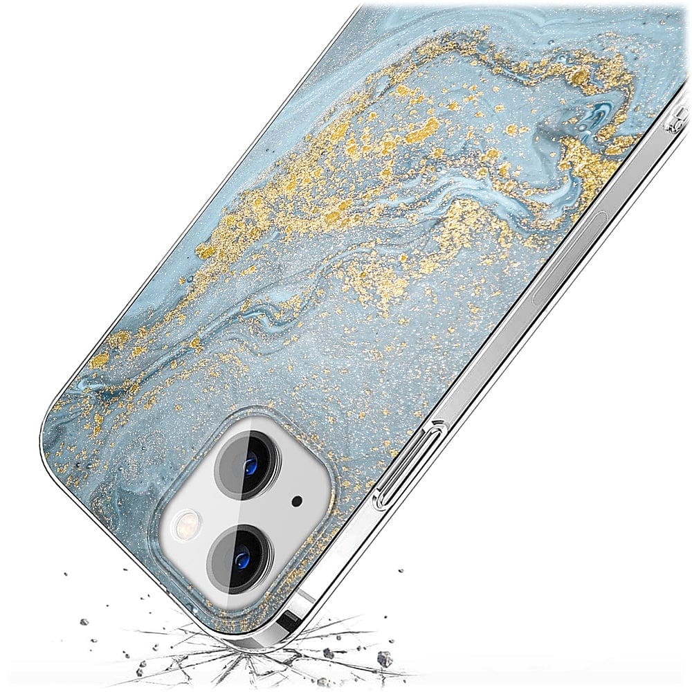 Marble Series Case for Apple iPhone 14 Plus - Blue Marble