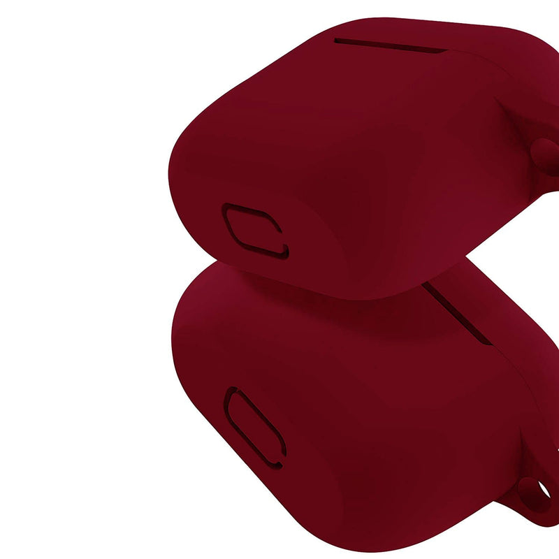 SaharaCase - Liquid Silicone Case - for Apple AirPods 3 - Burgundy