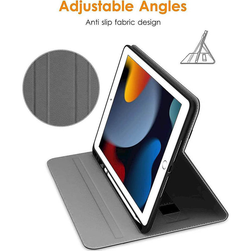 SaharaCase - Multi-Angle Case for Apple iPad 10.2" (9th Generation 2021) - Black