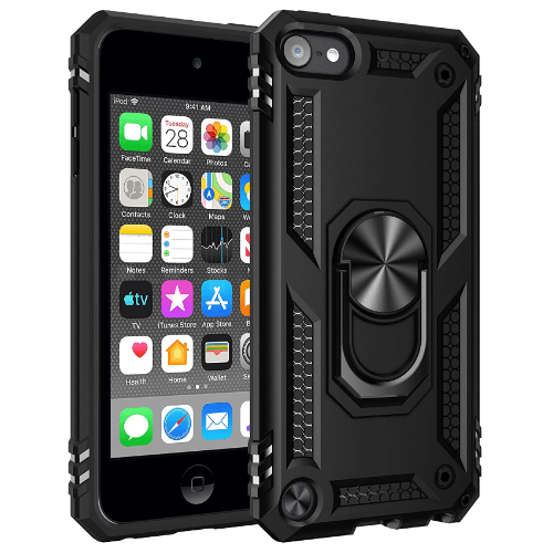 SaharaCase Military Kickstand Case New iPod Touch (6th and 7th Generation) Black - Sahara Case LLC