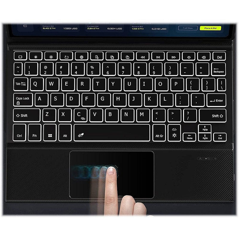 Keyboard Case with TrackPad for Samsung Galaxy Tab S8+ - Black