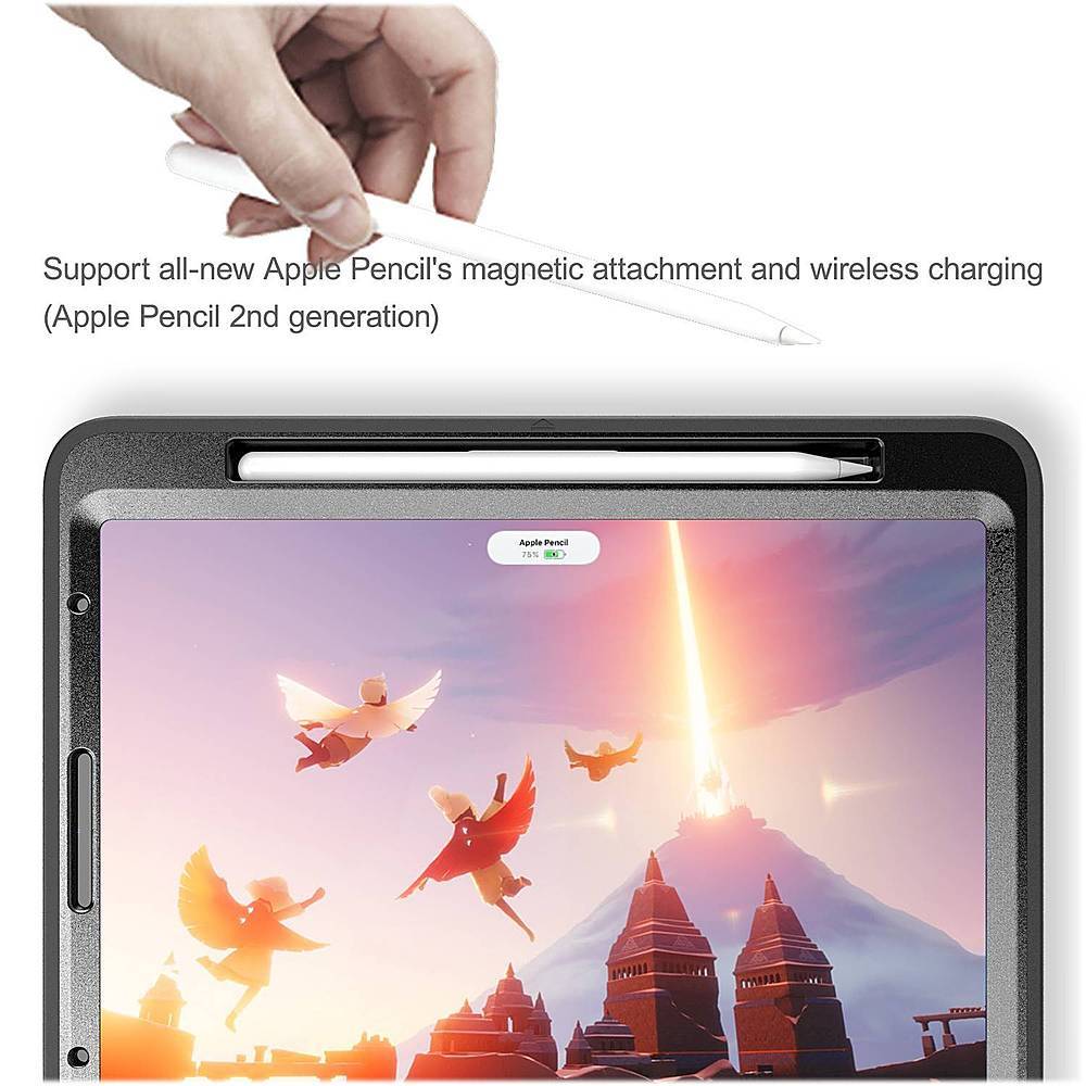 New iPad Pro 11 Case 2022 4th Gen 2021 3rd Gen w/ Pencil Holder Support.