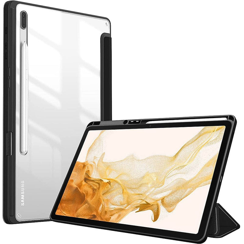 Folio Case for Samsung Galaxy Tab S8 Ultra - Clear/Black