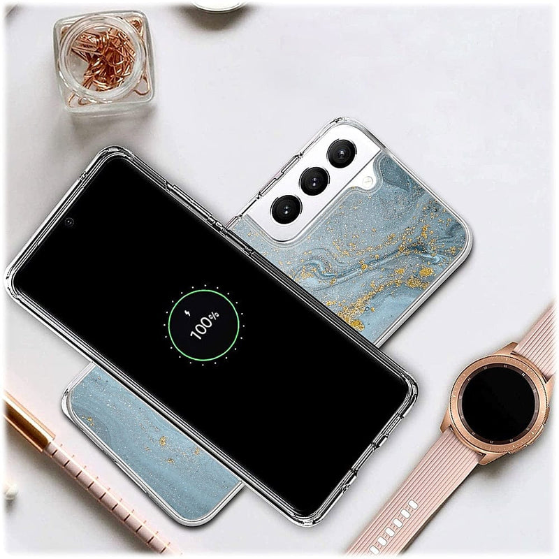 Marble Series Case for Galaxy S22 - Blue Marble
