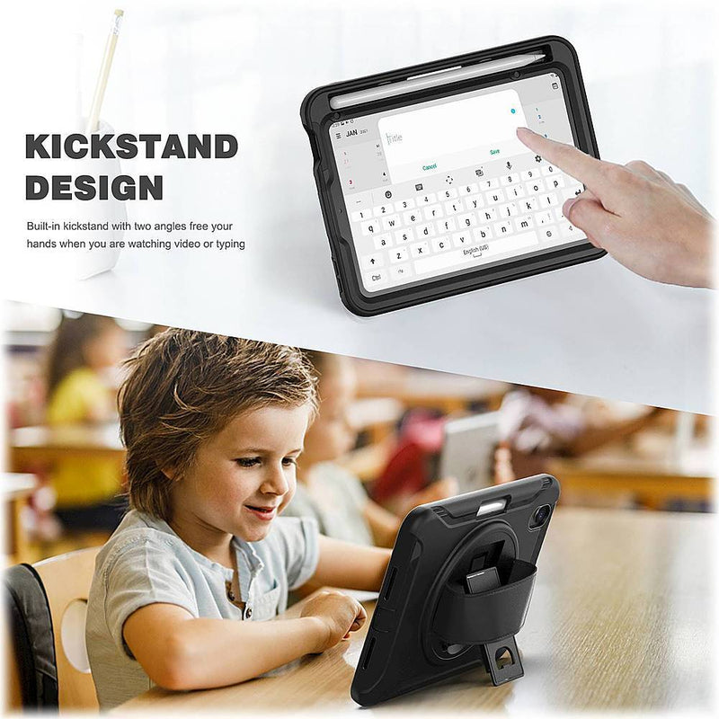 SaharaCase - Protection Series Heavy Duty Hand Strap Case - for Apple iPad Mini 2021