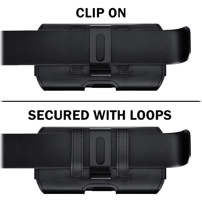 Holster Case for Apple iPhone 14 Pro Max, iPhone 14 Plus, 13 Pro Max, iPhone 12 Pro Max - Black