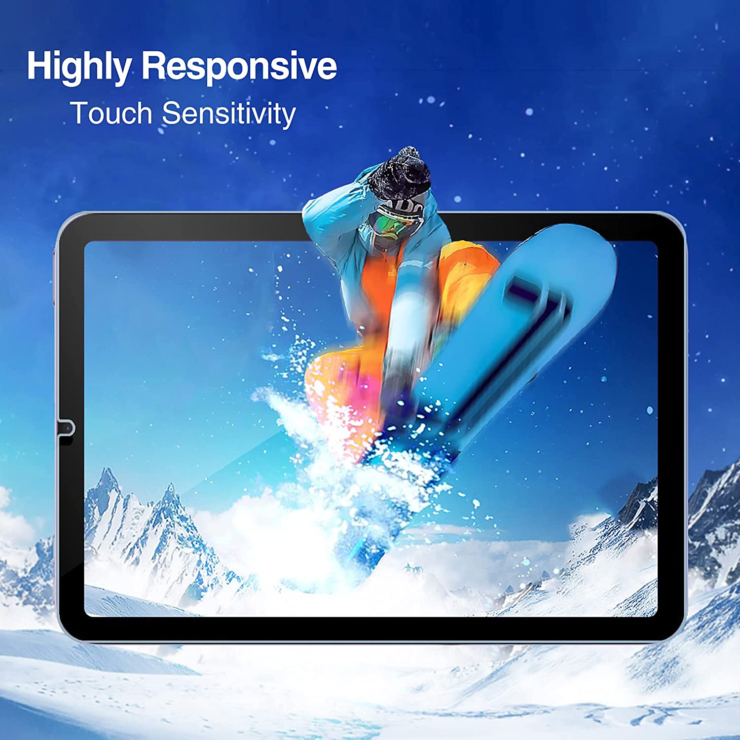 ZeroDamage - Tempered Glass Screen Protector for Apple iPad Mini 8.3 (6th Generation 2021)