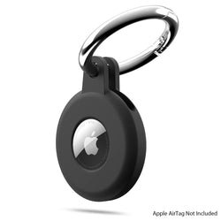 SaharaCase - EasyClip Silicone Case for Apple AirTag - Black