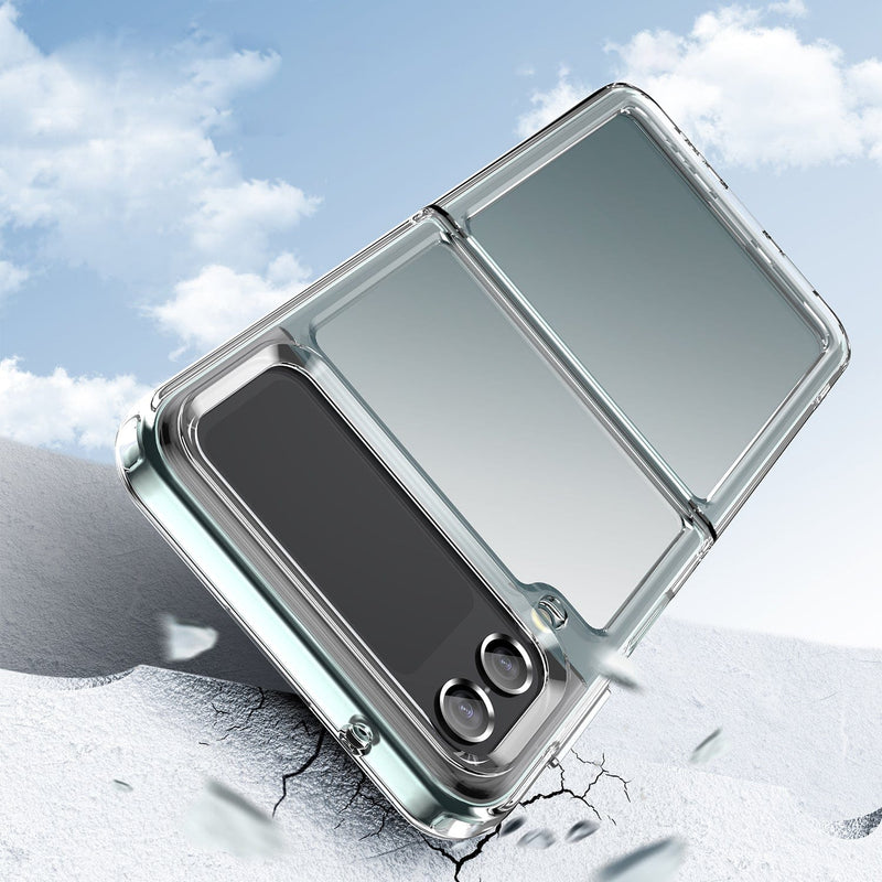 Hybrid-Flex Hard Shell Case for Samsung Galaxy Z Flip4 - Clear