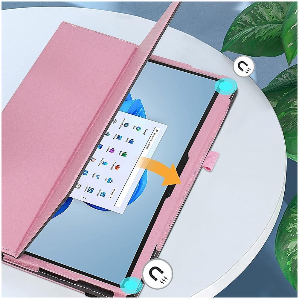 SaharaCase - Bi-Fold Folio Case for Microsoft Surface Pro 8 - Pink