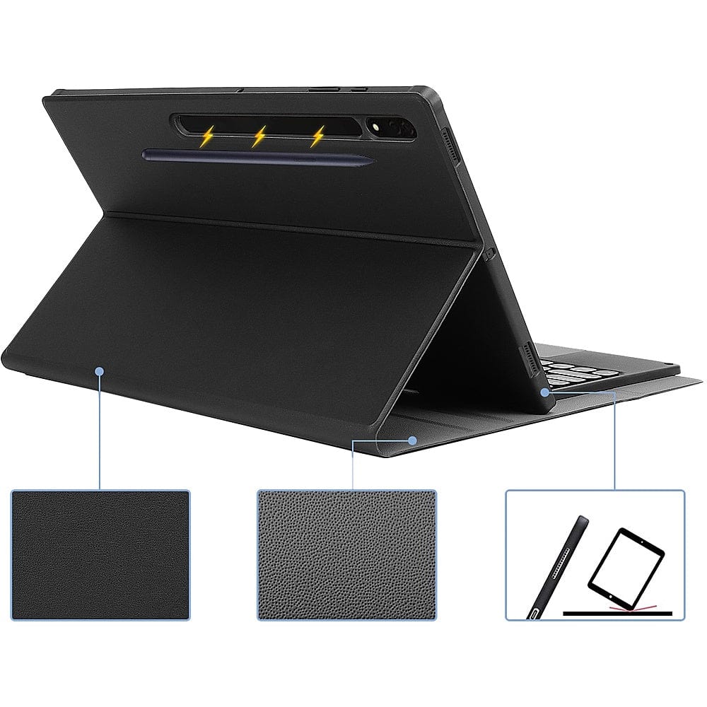 Keyboard Case with Track Pad for Samsung Galaxy Tab S8 Ultra - Black
