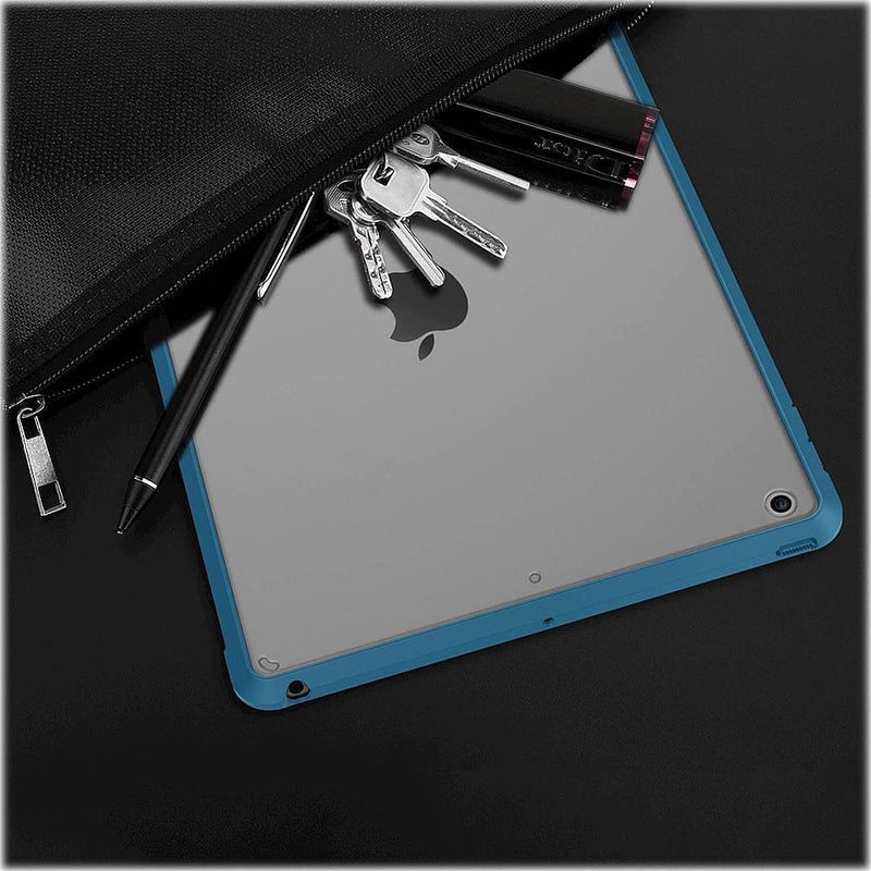 SaharaCase - Hybrid Flex Series Case for Apple iPad 10.2" (9th Generation 2021) - Clear Blue