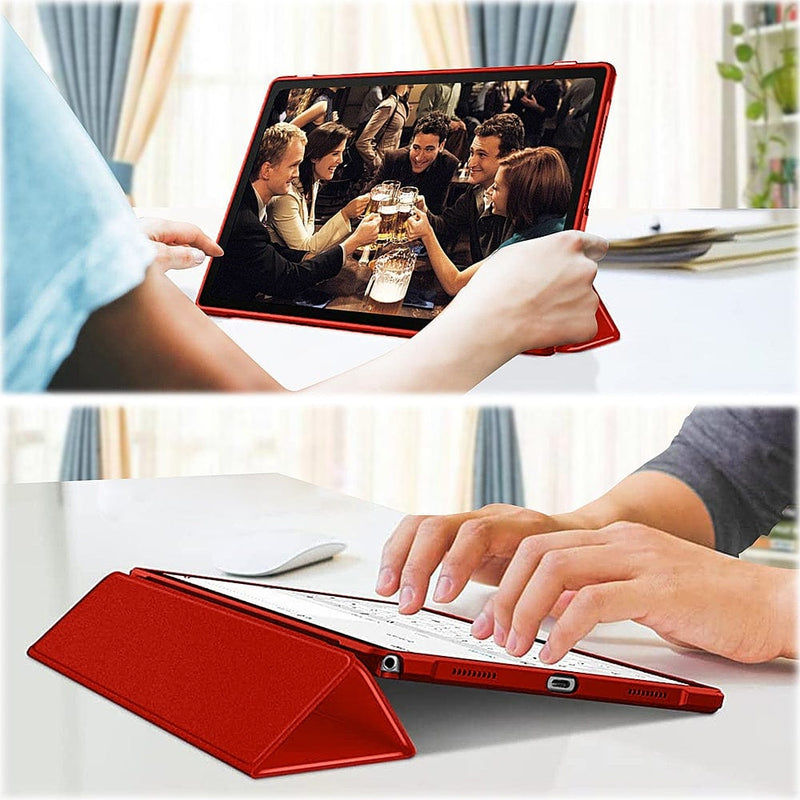 SaharaCase - Folio Case for Samsung Galaxy Tab A8 - Red
