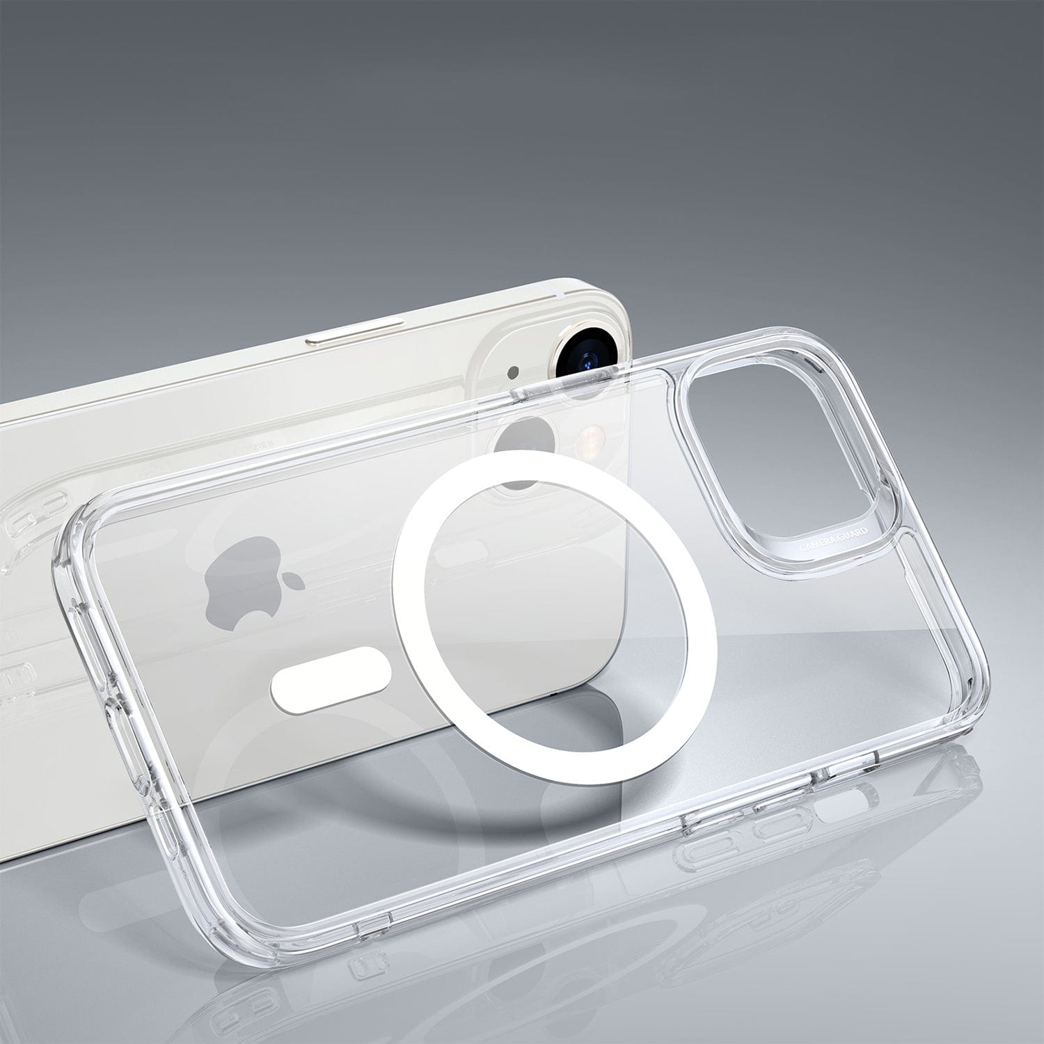 Hybrid-Flex Hard Shell MagSafe Compatible Case for Apple iPhone 13 & iPhone 14 - Clear