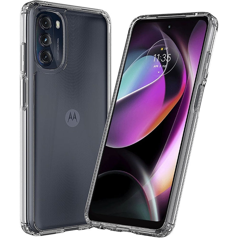 Hybrid-Flex Hard Shell Series Case for Motorola Moto G 5G (2022) - Clear