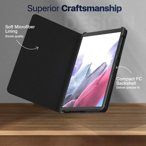 SaharaCase -Multi-Angle Folio Case for Samsung Galaxy Tab A7 Lite - Black