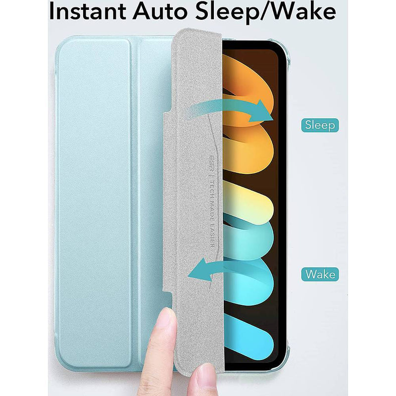 SaharaCase - ESR Folio Case for Apple iPad mini (6th Generation 2021) - Aqua