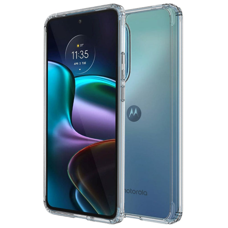 Hybrid-Flex Hard Shell Series Case for Motorola Edge (2022) - Clear