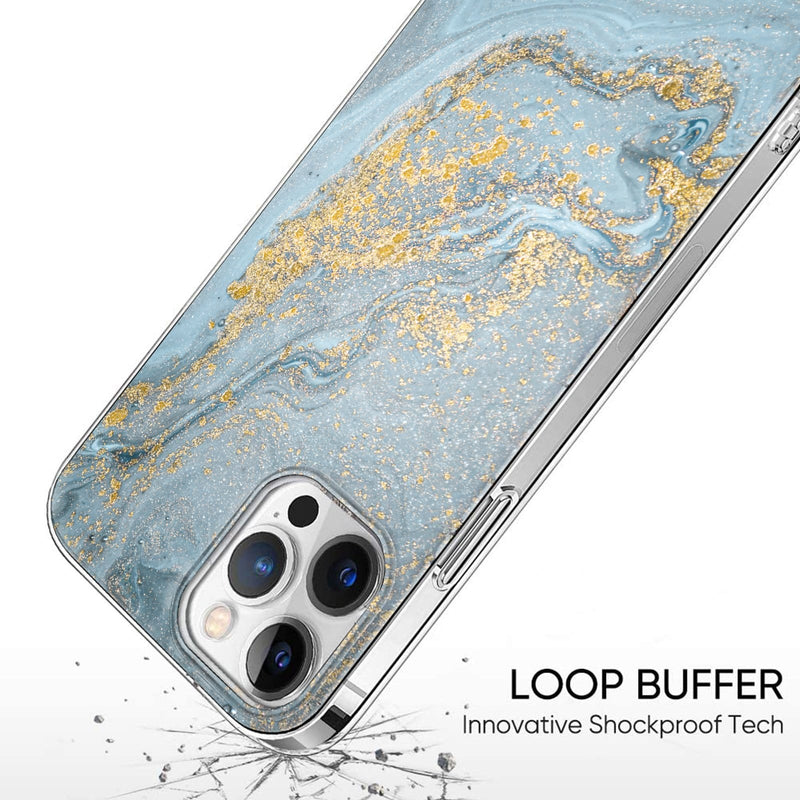 Blue Marble iPhone 13 Pro Case - Marble Series Case