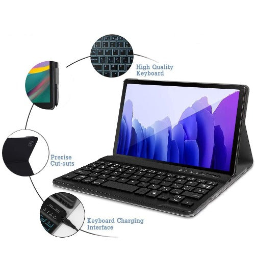 SaharaCase -Keyboard Case for Samsung Galaxy Tab A7 Lite - Black