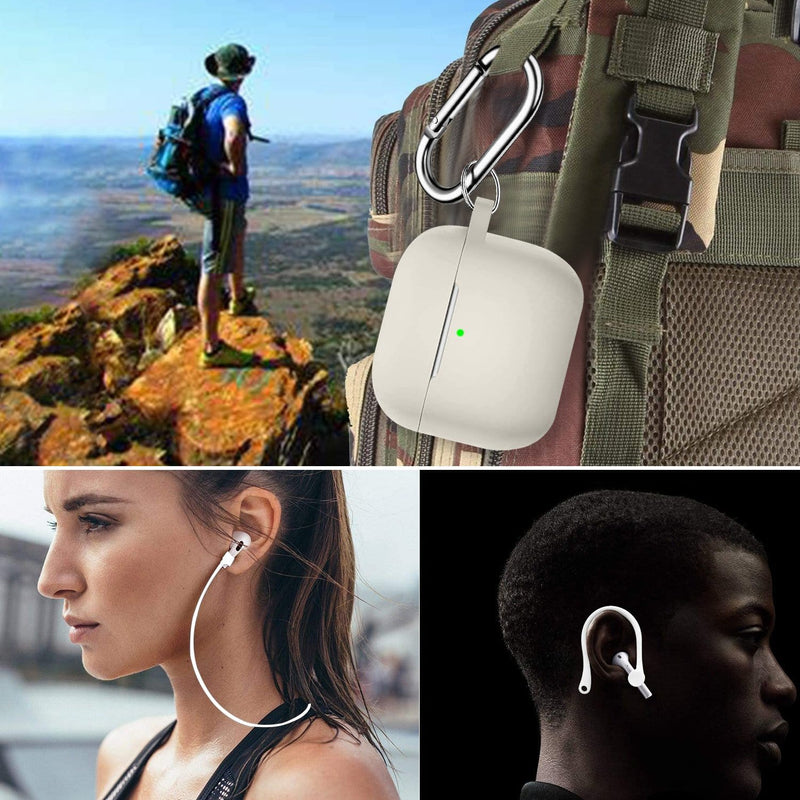 SaharaCase - Liquid Silicone Case - for Apple AirPods 3 - Glow White