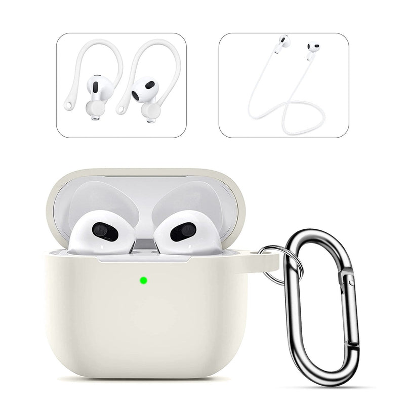 SaharaCase - Liquid Silicone Case - for Apple AirPods 3 - Glow White