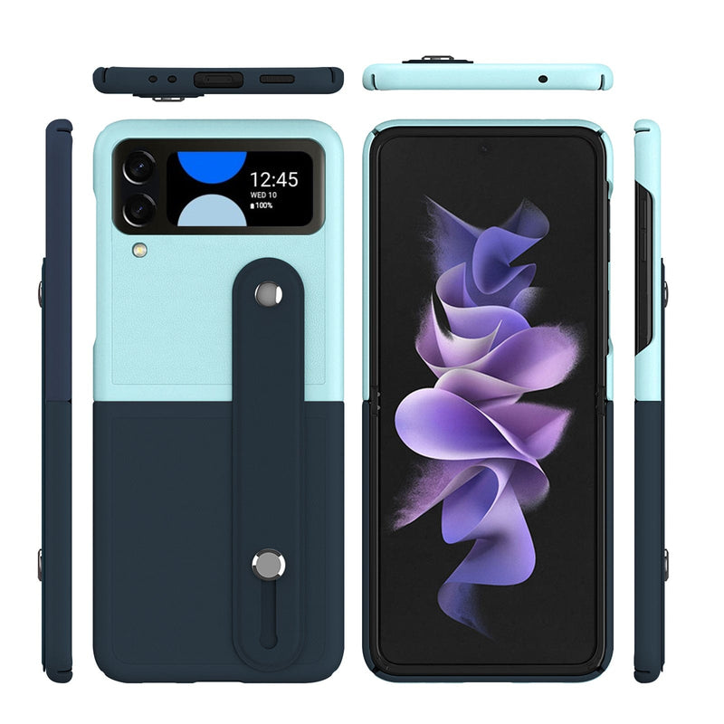 FingerGrip Series Case for Samsung Galaxy Z Flip4 - Blue/Blue