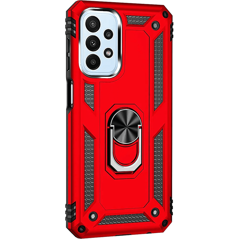 Military Kickstand Series Case for Samsung Galaxy A23 5G - Red