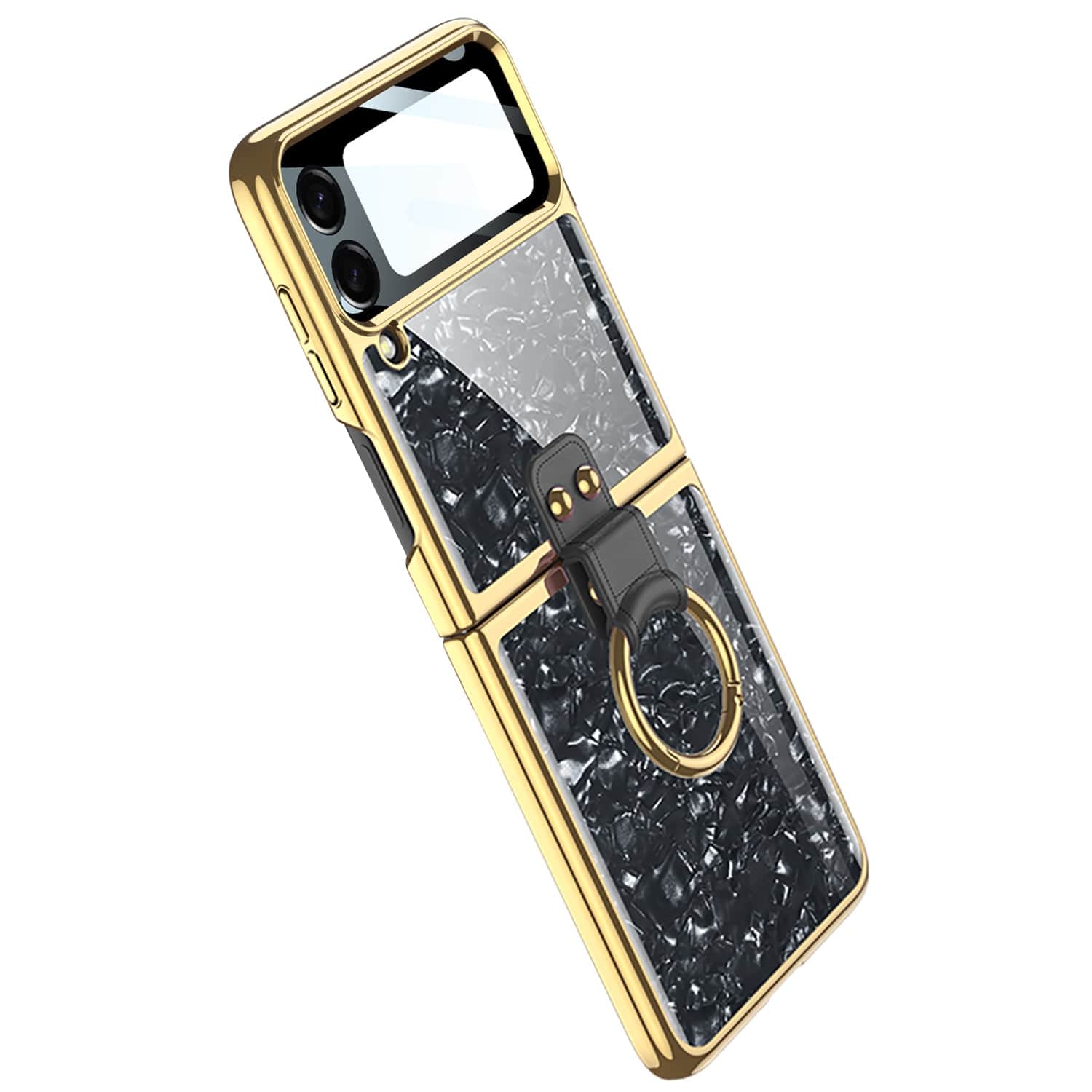 Inspire Series Marble Case with Ring - Galaxy Z Flip4