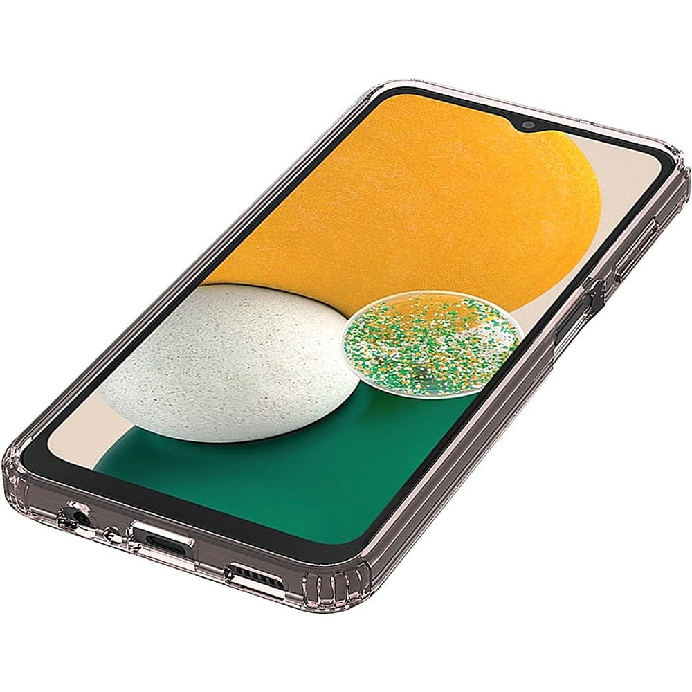 Hybrid-Flex Hard Shell Case for Samsung Galaxy A13 5G - Clear/Rose Gold
