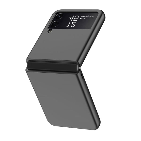 Hard Shell Silicone Case for Samsung Galaxy Z Flip 3 5G (Flip3) - Black