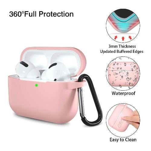 Case Kit for Apple AirPods Pro (1st Generation) - Pink Rose
