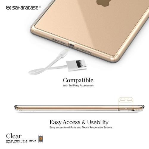 SaharaCase® iPad Pro 12.9 Protection Kit Case & Glass Screen Clear