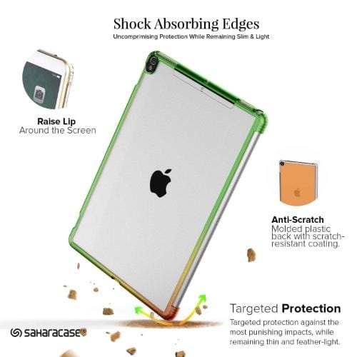 Crystal Case & Glass Screen Protection Kit - iPad Pro 12.9" (2017) Clear Rose Gold - Sahara Case LLC