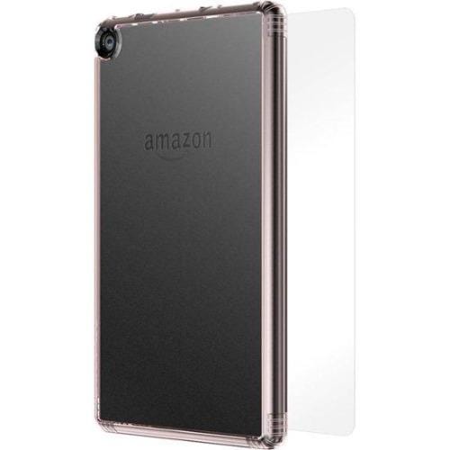 Kindle Fire HD 8” Case in Clear Rose Gold - Crystal Series - Sahara Case LLC