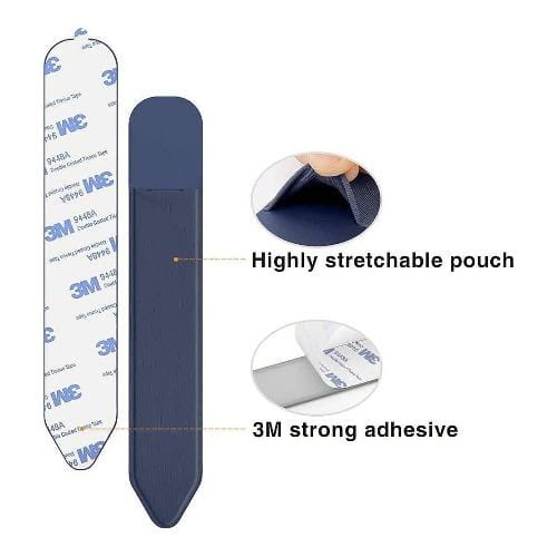 ESR - Adhesive Pouch Case - for Apple Pencil and Samsung Stylus Pen - Blue - Sahara Case LLC