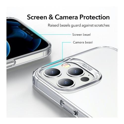 ESR - Air Shield Boost Series Case - iPhone 12 Pro Max 6.7" - Clear - Sahara Case LLC