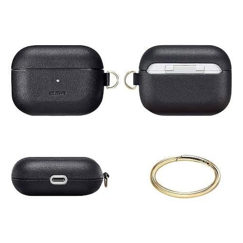 Black Leather GG Shockproof AirPods Pro Case – NIGHT LABEL