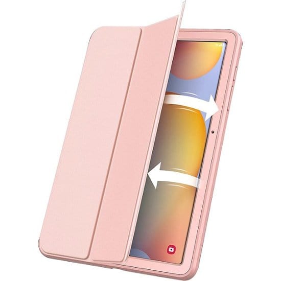 Heavy Duty Folio Case for Samsung Galaxy Tab S6 Lite (2020/2022) - Rose Gold