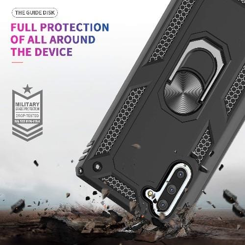 Military Series Kickstand Case Samsung Galaxy Note 10 Black - Sahara Case LLC