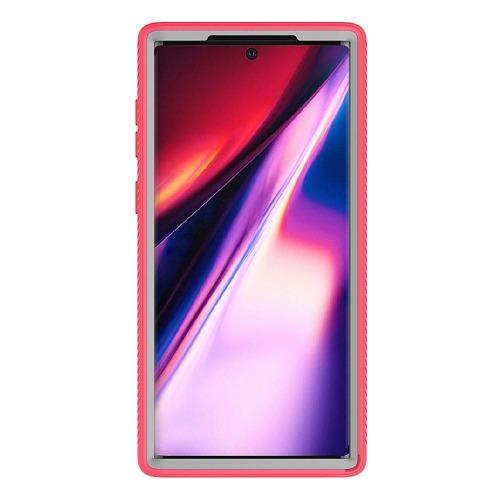 Protection Series Case with Built-in Screen Protector - Samsung Galaxy Note 10 - Rose Gold Clear - Sahara Case LLC