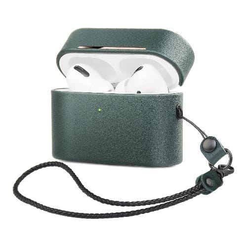  Green AirPods Pro Leather Case - Retro Case Kit