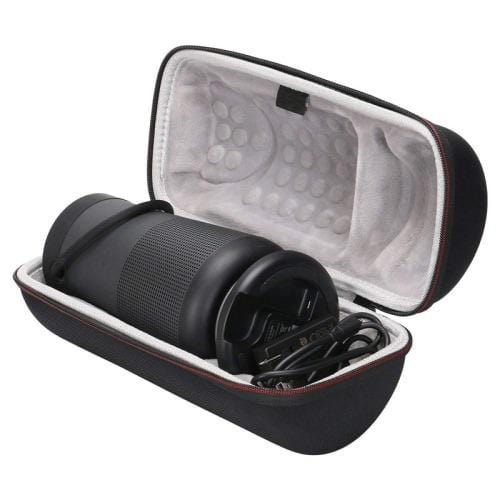 SaharaCase - Travel Carry Case for BOSE SoundLink Revolve and Revolve II  Portable Bluetooth Speaker - Black