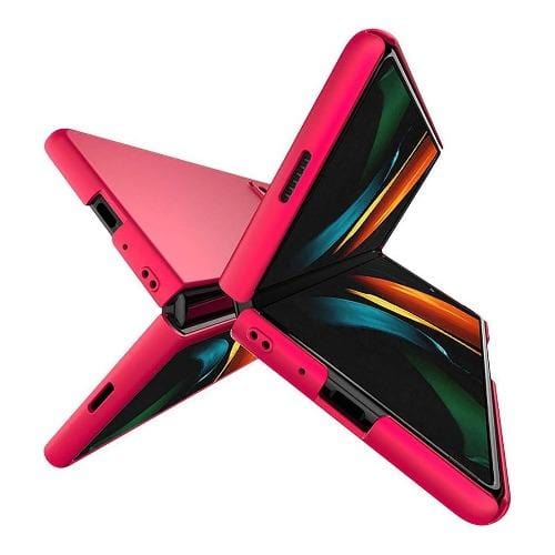 SaharaCase - Classic Series Case for Samsung Galaxy Z Fold2 5G - Red - Sahara Case LLC