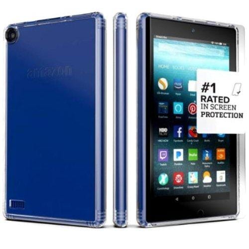 SaharaCase Crystal Series Case for Kindle Fire 7 - Clear - Sahara Case LLC